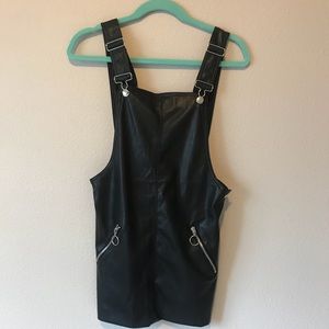 Vegan Leather “Overalls” by Forever 21